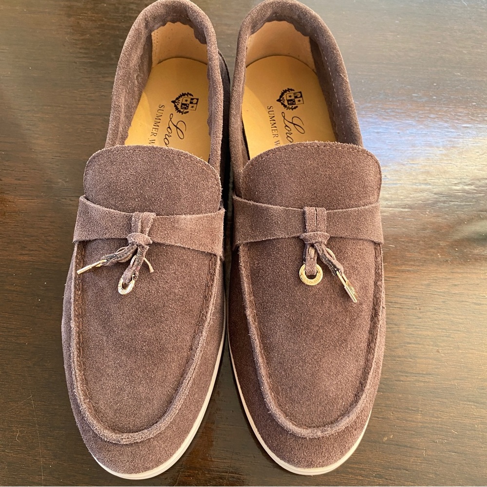 Loro Piana Summer Charms Walk Loafers Sz 8